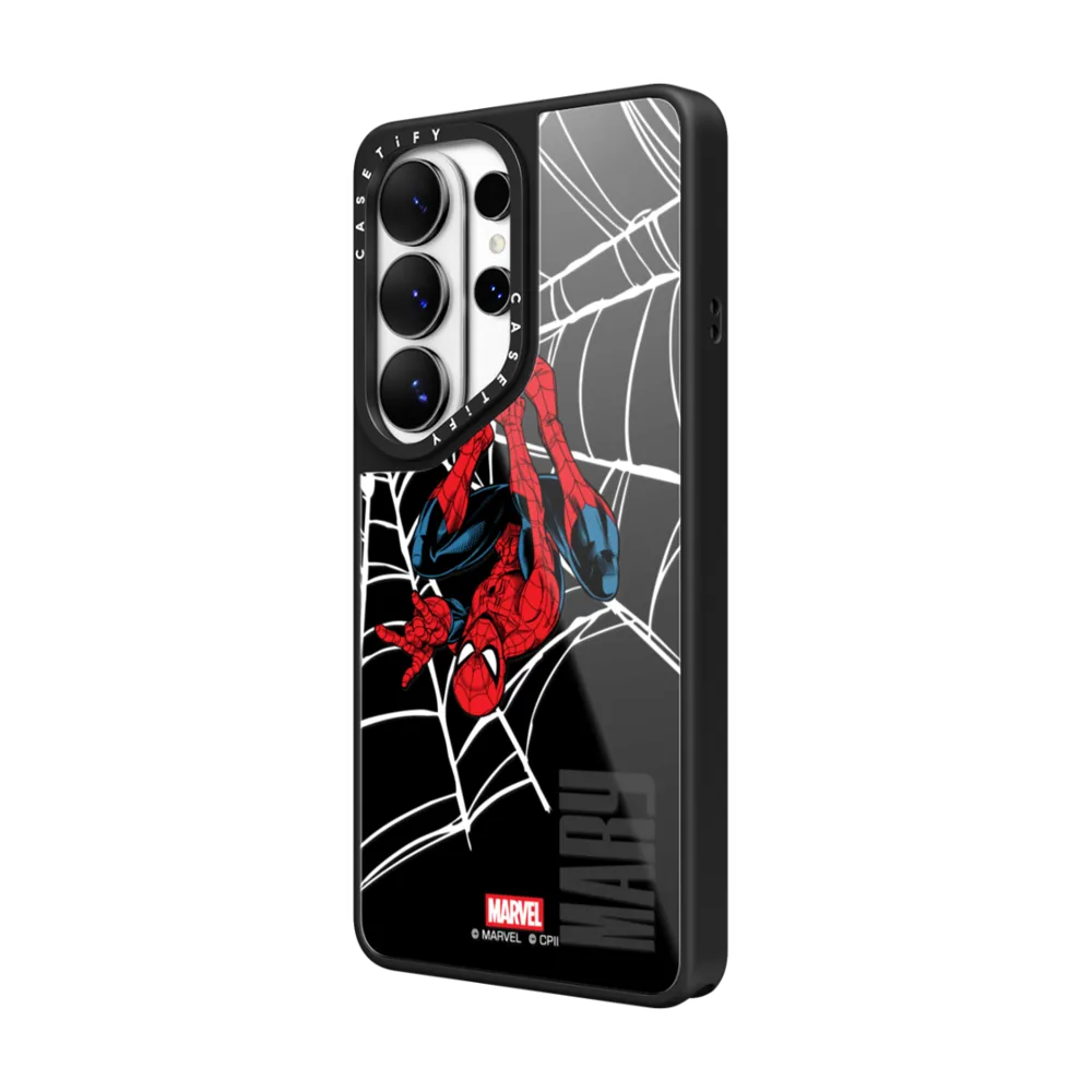 蜘蛛人｜Spider-Man Name Custom Case (Black Font) - Pose 1｜三星手機殼