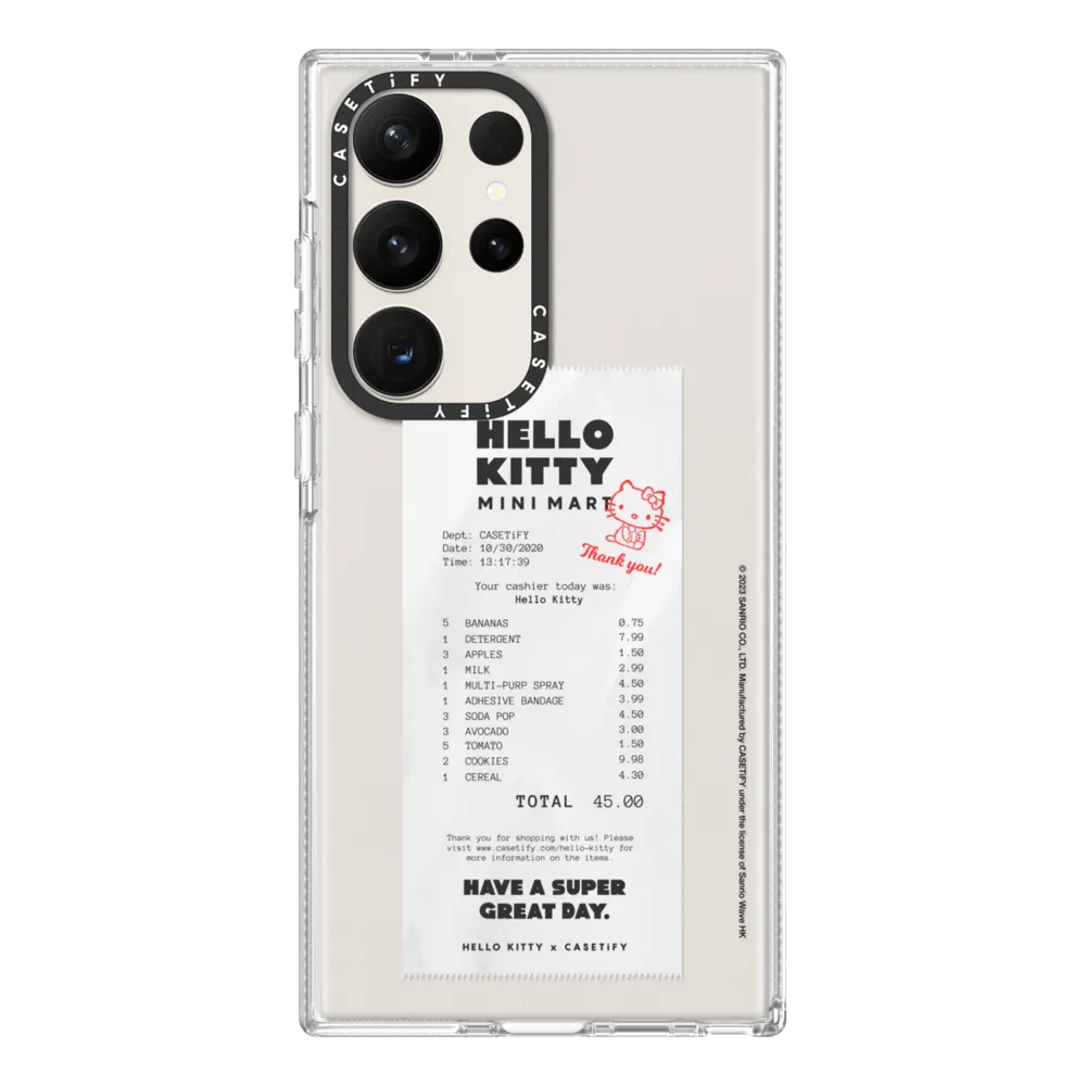 Hello Kitty（凱蒂貓）｜Hello Kitty Minimart Receipt Case