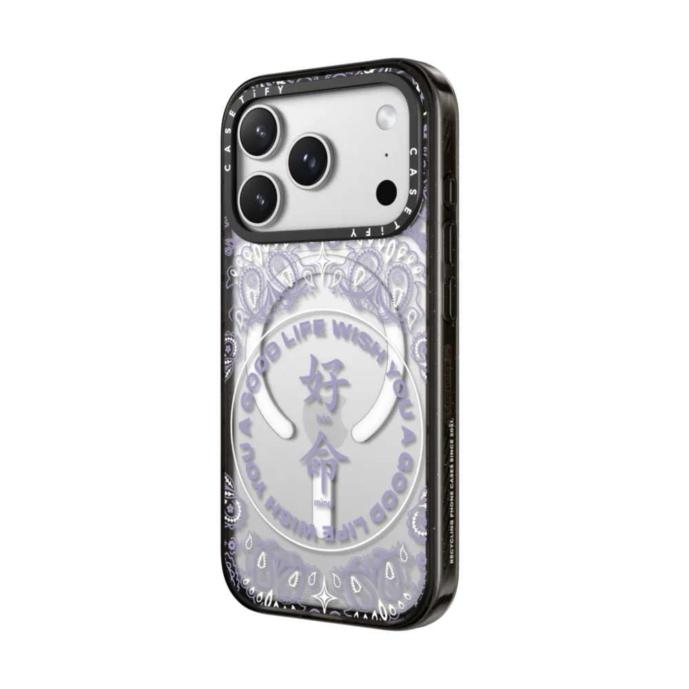 WYAGL Paisley Case - Purple｜手機殼
