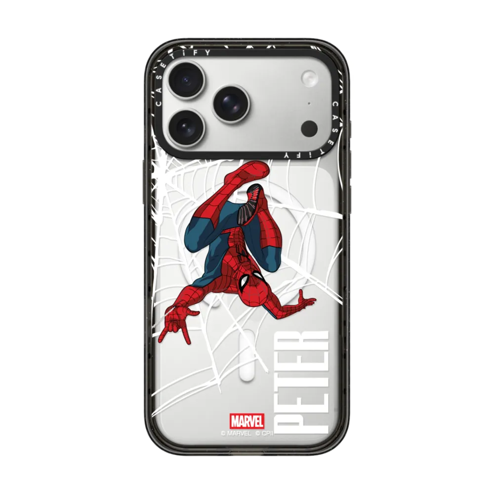 蜘蛛人｜Spider-Man Name Custom Case (White Font) - Pose 2