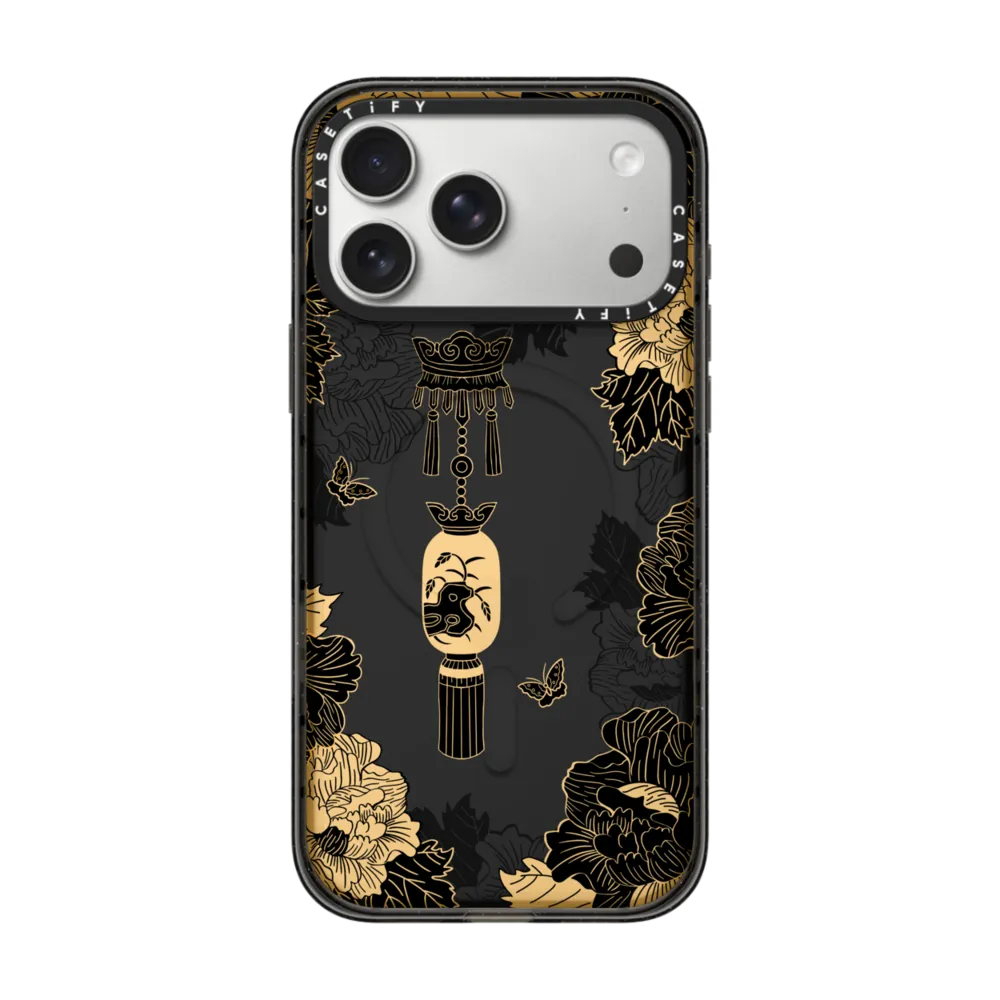 Yellow flowers black Case｜手機殼
