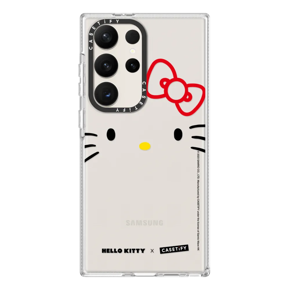 Hello Kitty（凱蒂貓）｜Hello Kitty Face Clear Case