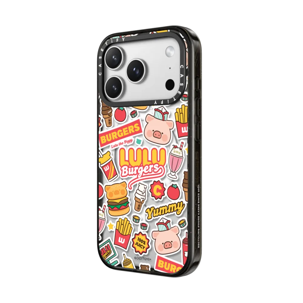 罐頭豬LuLu BURGERS STICKERMANIA BY LULU THE PIGGY｜手機殼